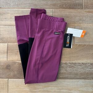 NWT Kerrits Flow Rise Knee Patch Leggings